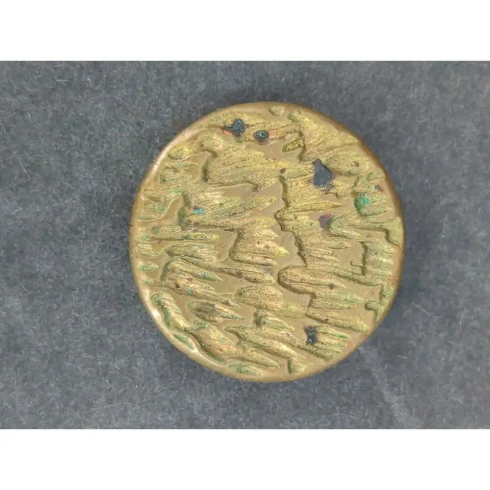 LOT SS of 10 Antique Vintage Victorian Brass Mixed Materials Buttons ESTATE FIND